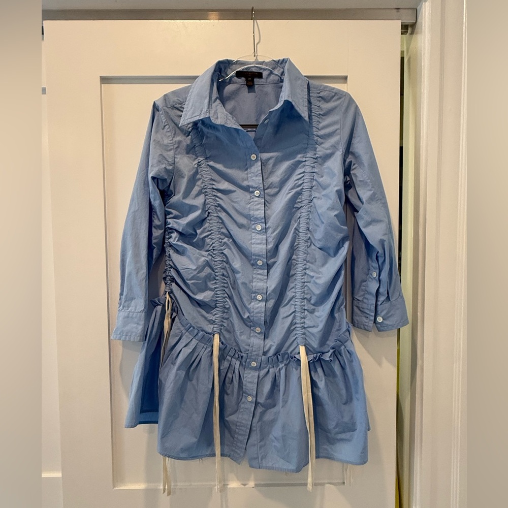 ***SOLD*** Louis Vuitton Blue Shirtdress- Spring 2007 Runway - Picture 8 of 8